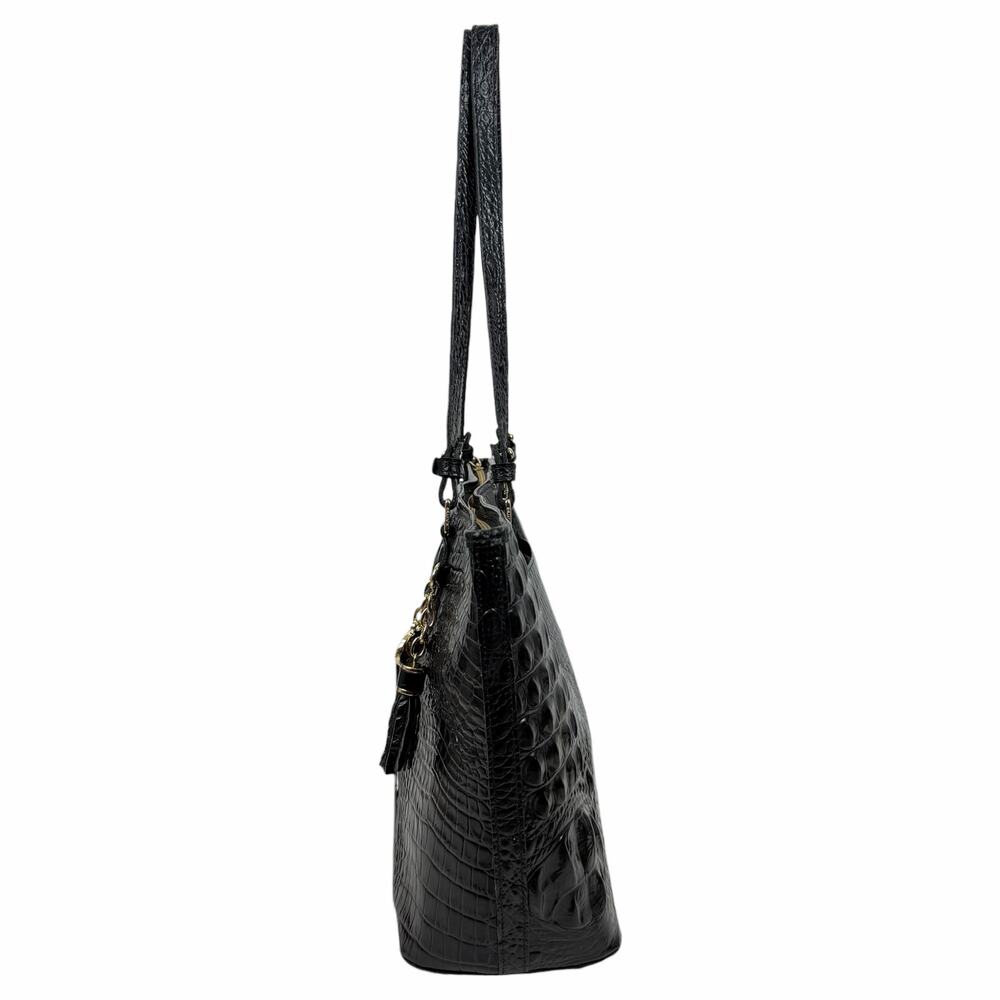 Brahmin Medium Asher Melbourne Tote Bag Shoulder Bag Black - Picture 5 of 15